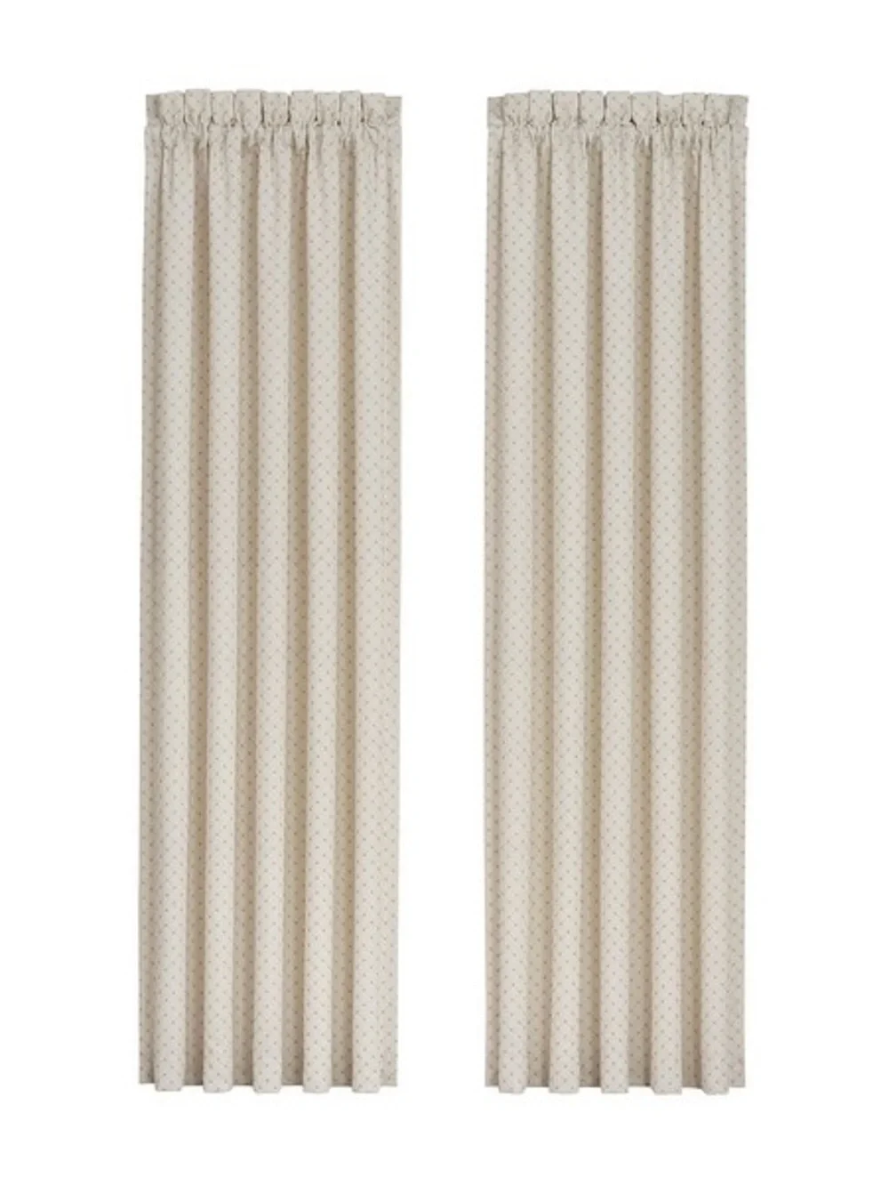 J. Queen New York Garden View Window Panel Pair by J. Queen New York Sz 50x84